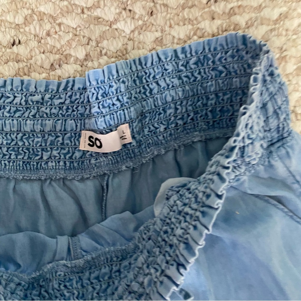 SO SUPER COMFY CHAMBRAY PANTS - LARGE - Picture 7 of 9